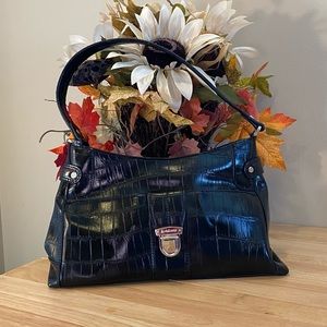 Vintage Liz Claiborne Black Baguette Purse